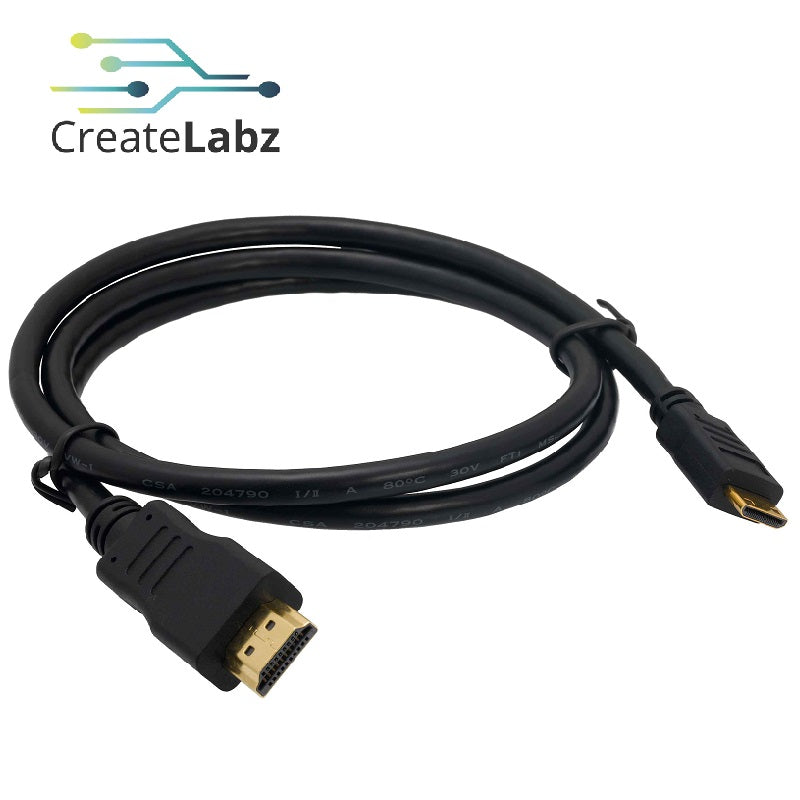 Mini HDMI to HDMI Cable / 1.5m