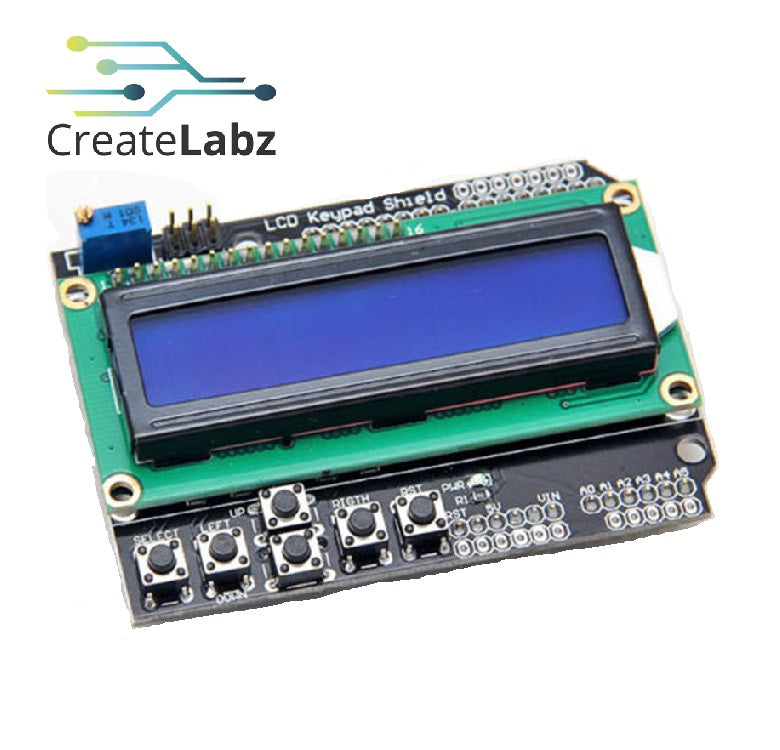 16x2 LCD Keypad Shield