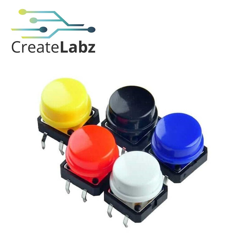 Tactile Push Button Switch, with/without Round Cap