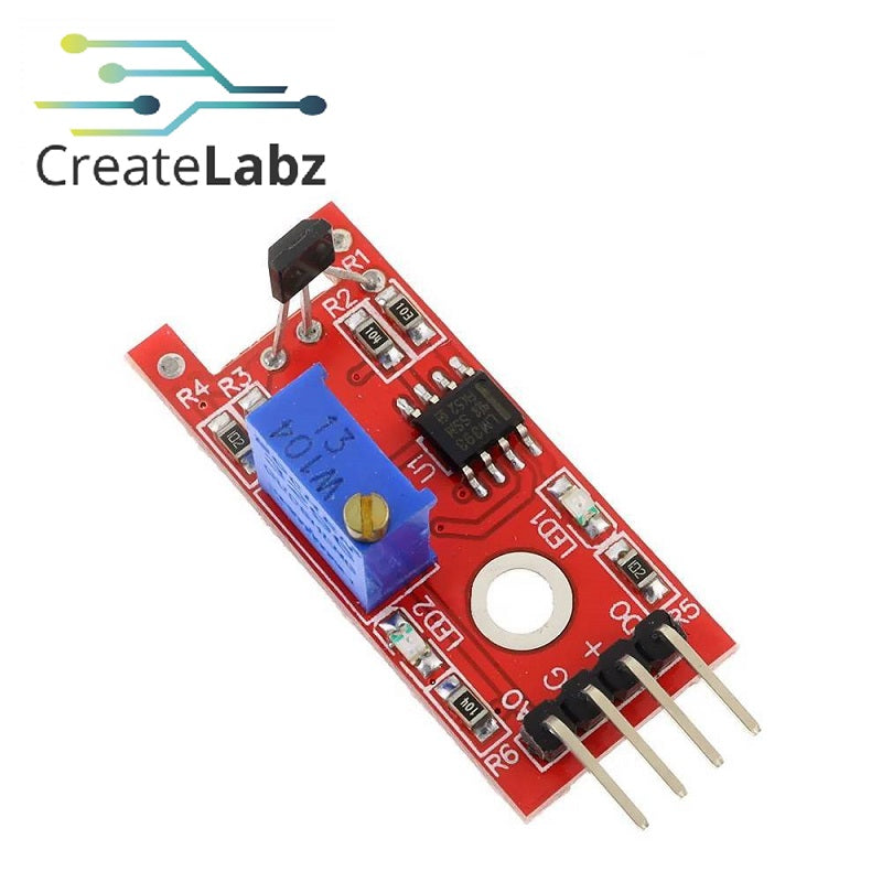 Hall Effect (Magnetic) Sensor with Analog & Digital Outputs