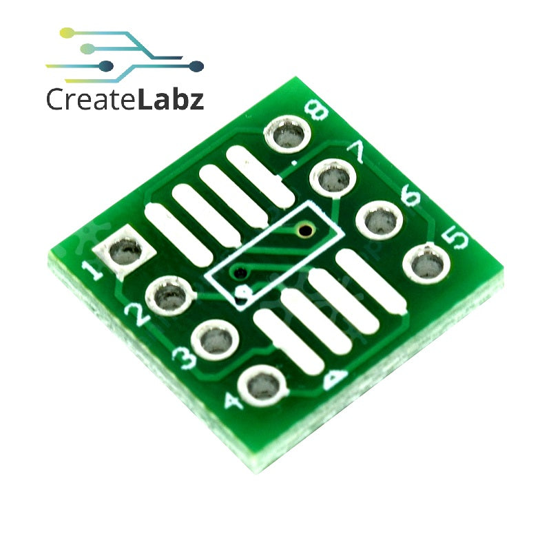 SOP8 8-Pins SMD to DIP Adapter Converter PCB