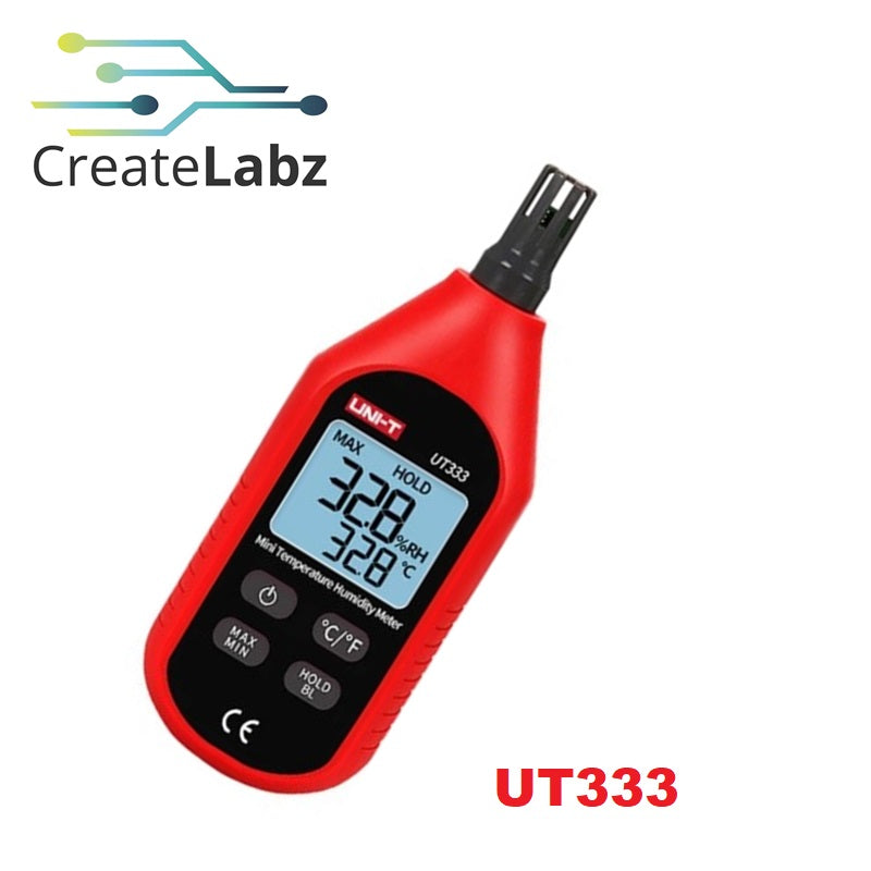 Digital Humidity Meter Mini Anemometer Light Meter LUX Digital