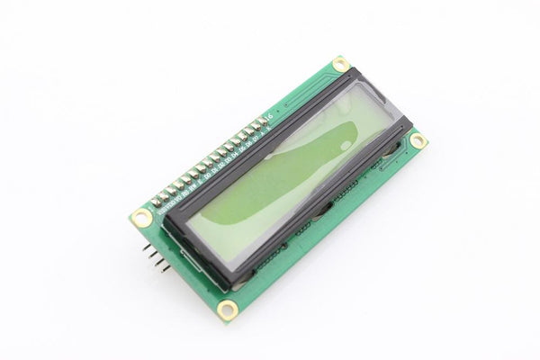16x2 I²C Character LCD Module (Black on Green, Yellow Backlight 5V)