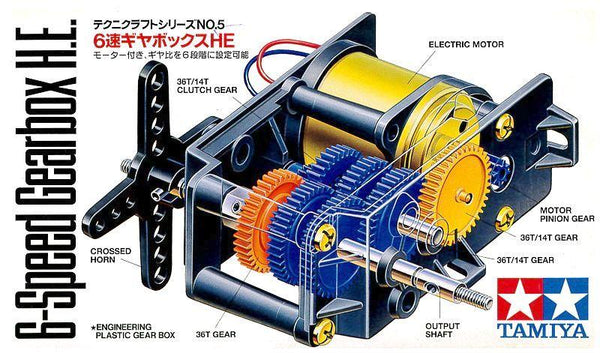 Tamiya 6-Speed Gearbox Kit (72005)