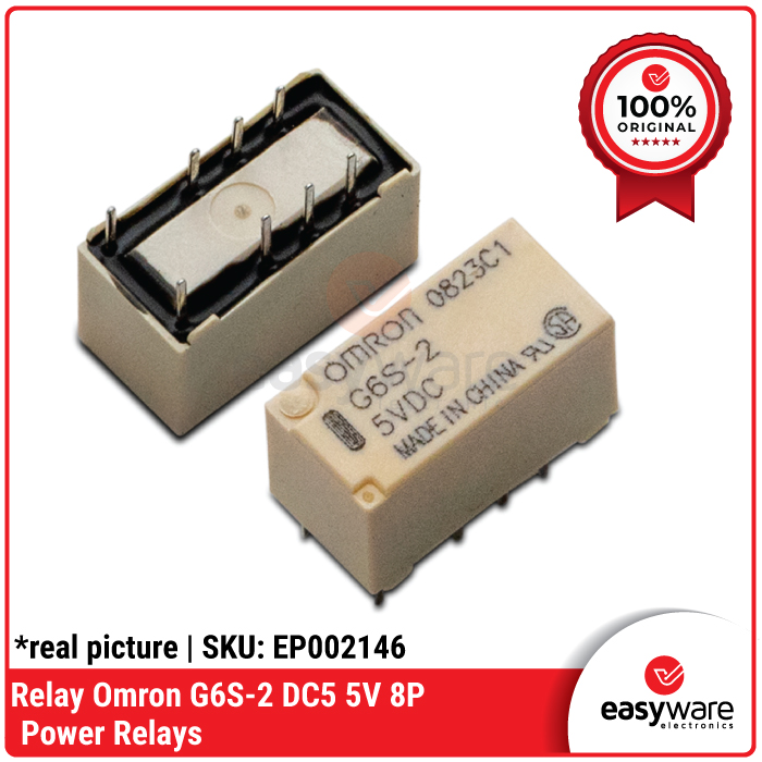 Relay Omron G6S-2 DC5 5V 8P Power Relays (Original)