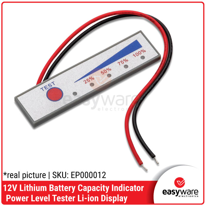 12V Lithium Battery Capacity Indicator