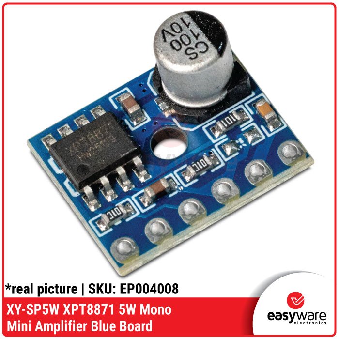 XY-SP5W XPT8871 XPT 8871 5W Mono Mini Audio Amplifier Board Class AB Blue PCB Speaker Module