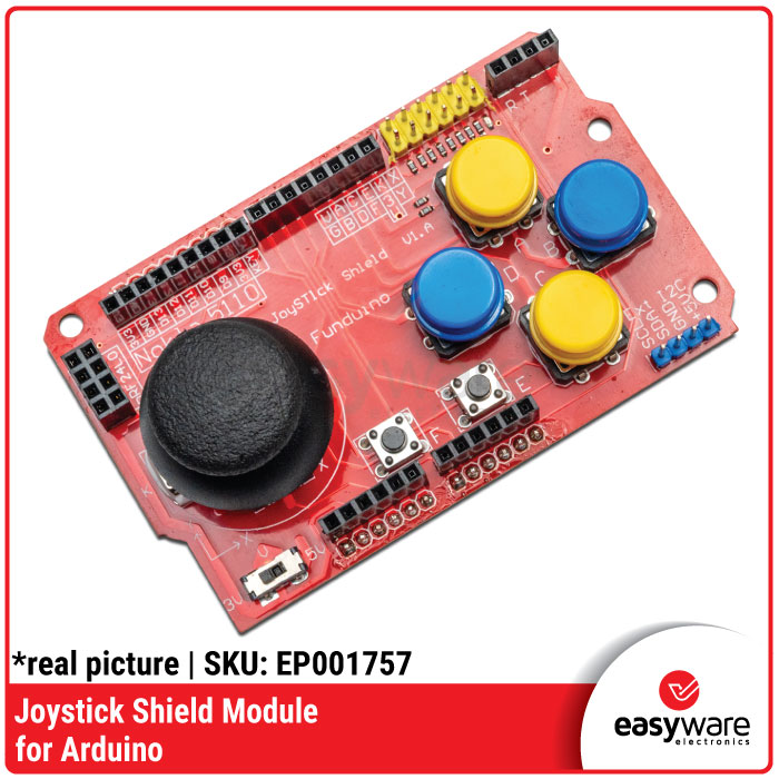 Modul Joystick Shield Arduino Uno Mega Gamepad Controller untuk Robot RC