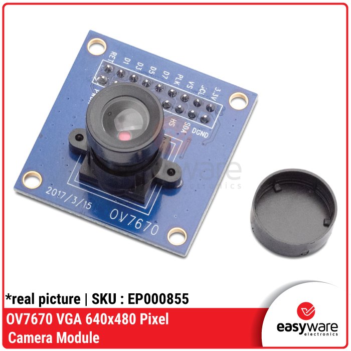 Modul Kamera OV7670 VGA 640×480 Pixel – Camera Module for Arduino STM32