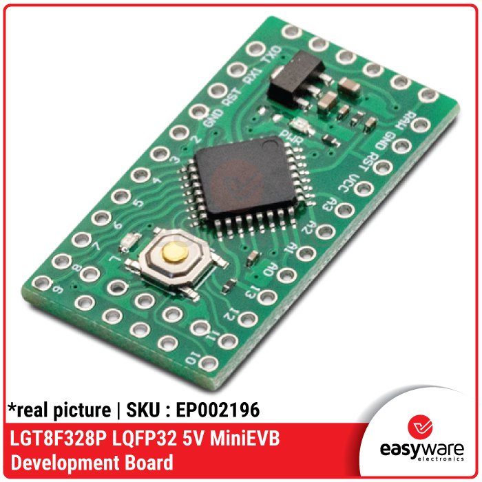 LGT8F328P LQFP32 5V MiniEVB Development Board – Klon Arduino NANO Performa Tinggi 32MHz