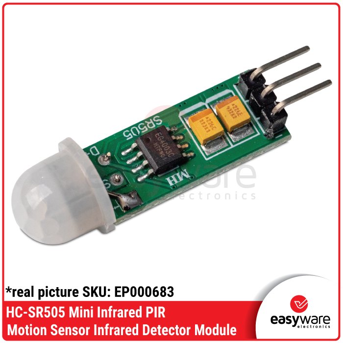Modul Mini PIR Motion Sensor HC-SR505 – Sensor Gerak Inframerah Ultra Kecil