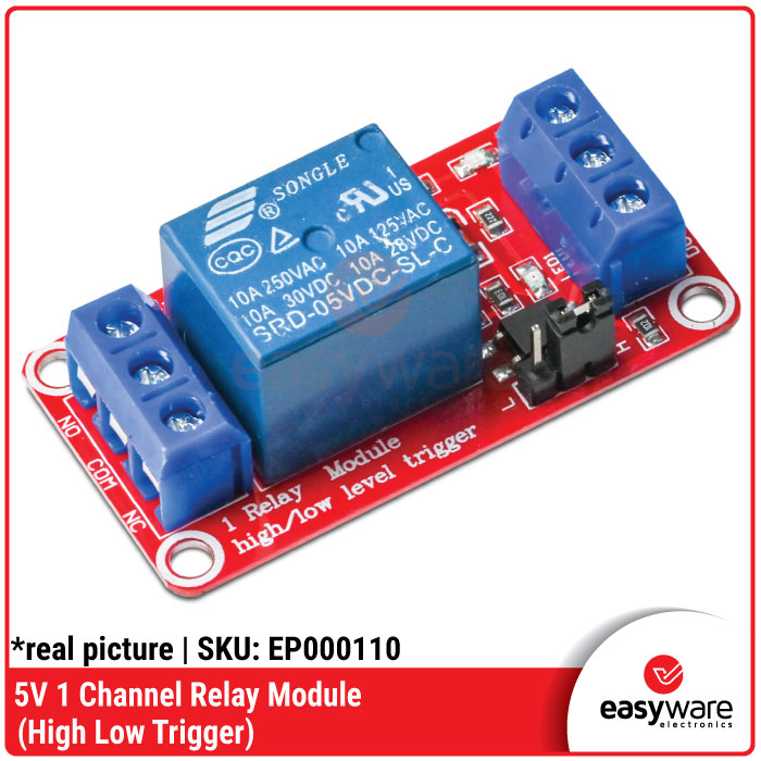 Relay module 5V 1 channel high and low trigger