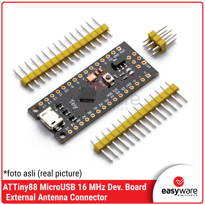 ATtiny88 16Mhz MicroUSB Development Board MH-Tiny Arduino Nano Alternate