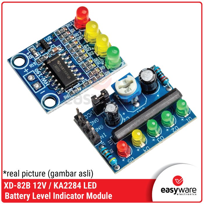 Battery Level Capacity Indicator Module KA2284 XD-82B 12V Battery Level Indicator