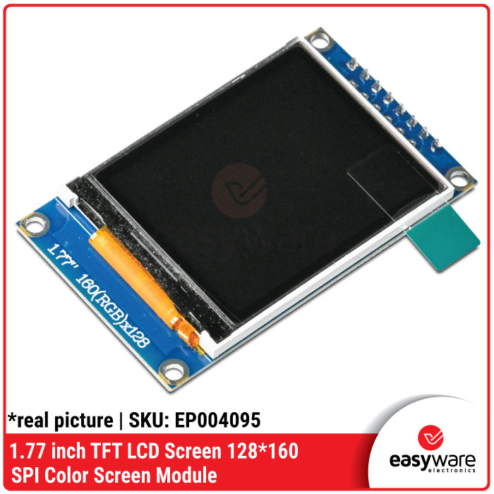 1.77 inch TFT LCD Screen 128*160 1.77 SPI TFT Color Screen Module Serial Port Module For Arduino UNO R3
