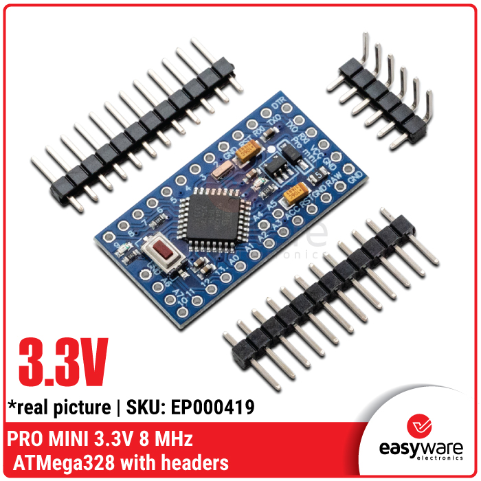 Arduino Pro Mini 3.3V 8 MHz ATmega328 – Mikrokontroler Kompak &amp; Hemat Daya untuk Proyek IoT