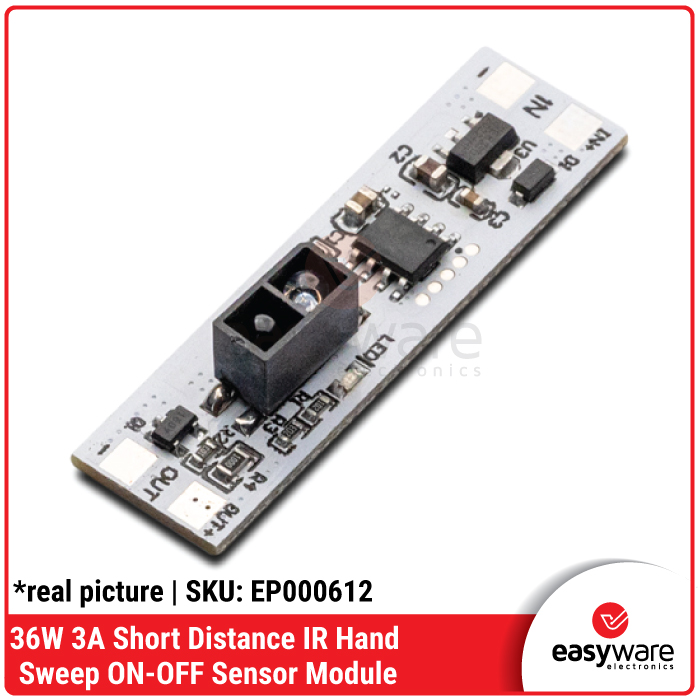 Modul Sensor IR Hand Sweep 36W 3A - Saklar Sensor Sentuh Tanpa Sentuh (Non-Touch)