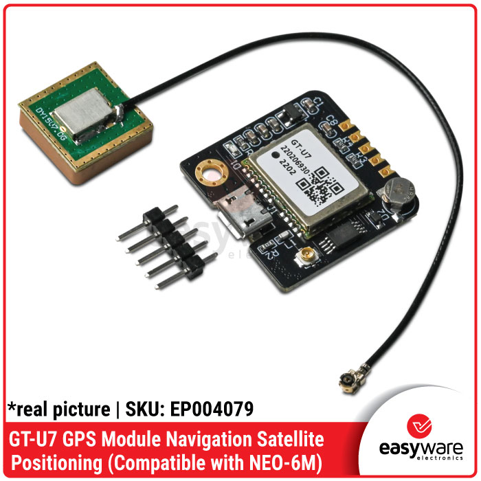 GT-U7 GPS Module Navigasi Satelit Kompatibel NEO-6M Arduino Raspberry Pi