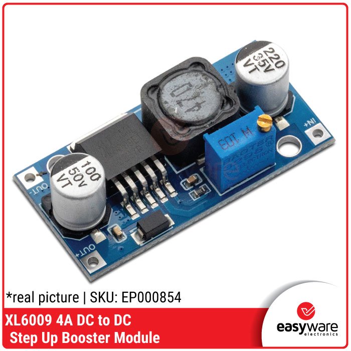 Modul XL6009 Step Up Converter 4 Amper – Regulator Booster DC ke DC High Power