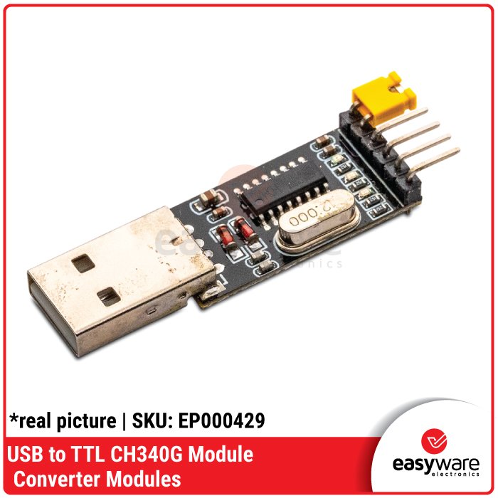 Modul USB to TTL CH340G Serial Converter – Programmer Arduino Adapter 3.3V 5V