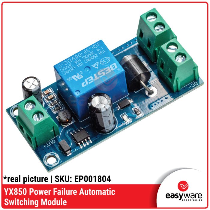 YX850 Power Failure Automatic Switching Module 5V-48V 10A – Modul Backup Baterai Otomatis
