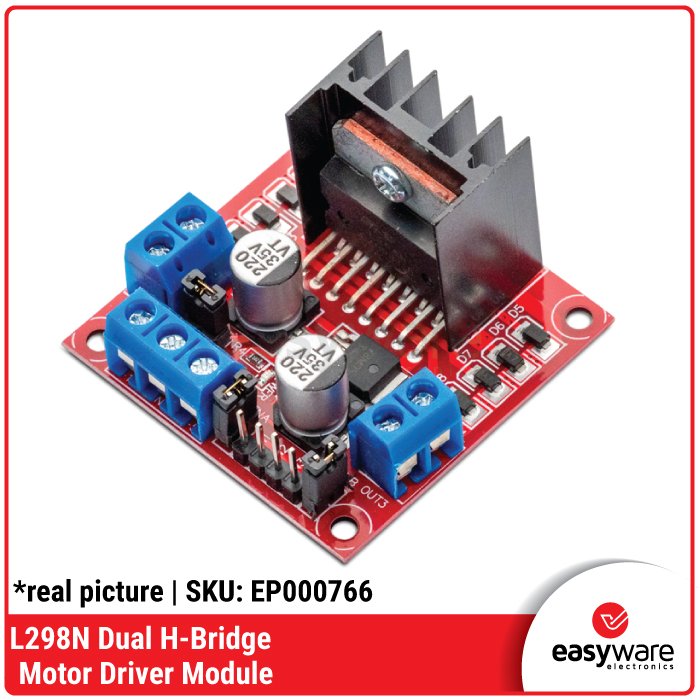 Modul L298N Dual H-Bridge Motor Driver – Driver Motor DC &amp; Stepper 2A
