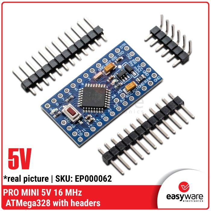 PRO MINI 5V 16MHz ATmega328P with Headers – Arduino Pro Mini Board Compatible
