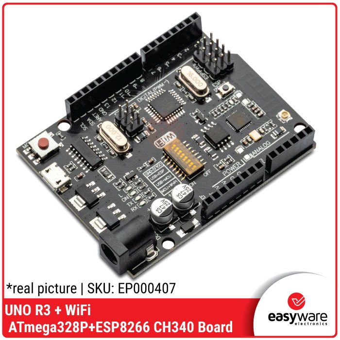 Arduino UNO R3 WiFi ESP8266: Power Mikrokontroler &amp; Konektivitas Tanpa Batas