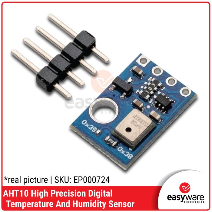 Modul Sensor Suhu dan Kelembapan AHT10 Digital Precision – I2C Interface