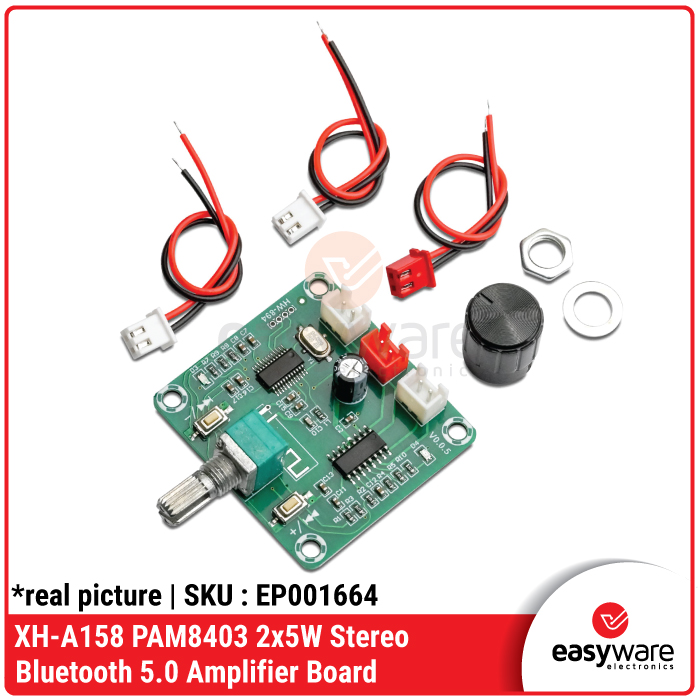 XH-A158 PAM8403 Bluetooth 5.0 Amplifier Board 2x5W Stereo Audio Module