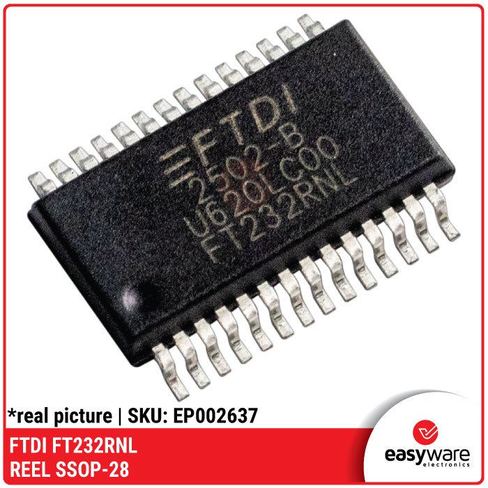 IC FT232RNL FTDI FT232 REEL SSOP-28 USB to Serial UART IC Converter