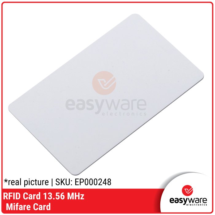 RFID Card 13.56 MHz Mifare S50 ISO14443A – Kartu Absensi &amp; Akses