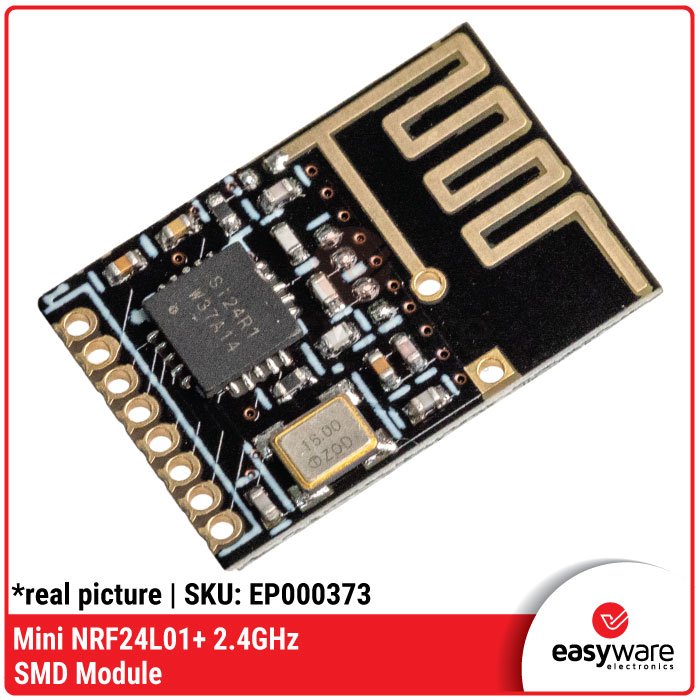 Mini NRF24L01+ NRF24L01 2.4GHz SMD RF Wireless Transceiver Module Mini Power Enhanced Version SMD Receiver Transceiver Board