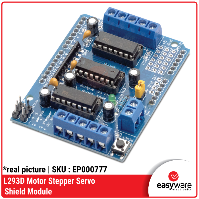 L293D Motor Stepper Servo Shield