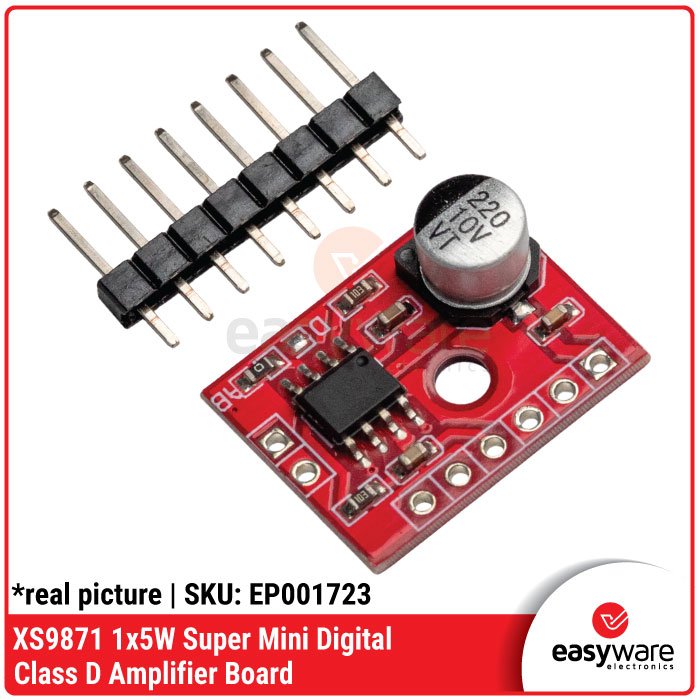 XS9871 Super Mini Digital Class D Amplifier Board – Modul Amplifier Mono 5W 3V-5V