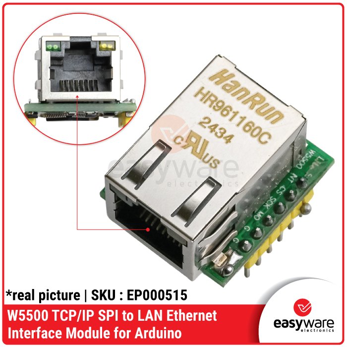 Modul W5500 Ethernet SPI LAN Interface TCP/IP – Module Networking IoT
