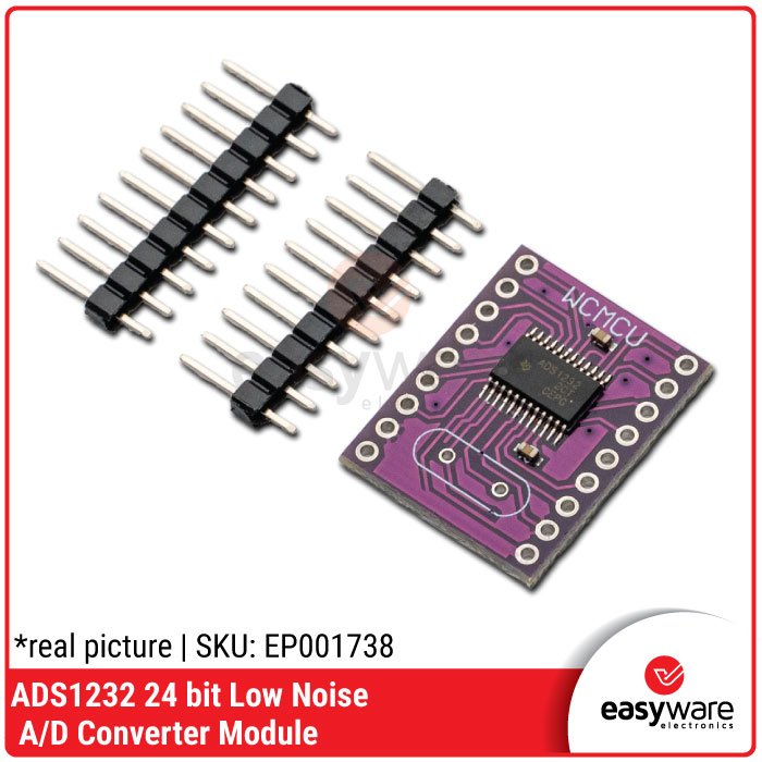 ADS1232 A/D Converter 24 Bit Low Noise Modul Load Cell & Sensor Tekanan