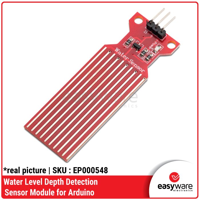 Water Level Depth Detection Sensor Module for Arduino – Sensor Level Air Sensor Kedalaman Air