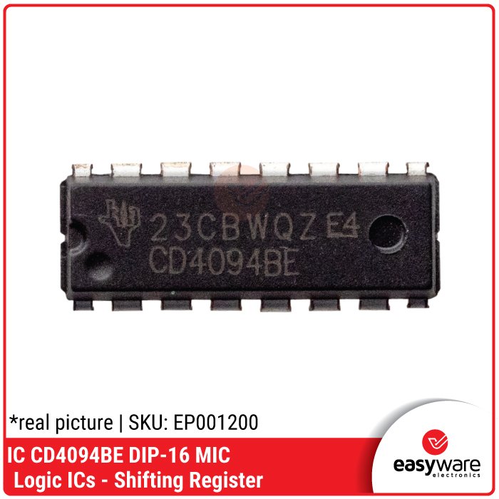 IC CD4094BE CMOS Shift Register DIP-16 – IC Expander Output Arduino