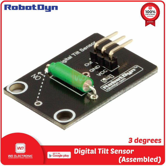 RobotDyn Digital Tilt Sensor Module - Sensor Kemiringan Presisi untuk Arduino/IoT