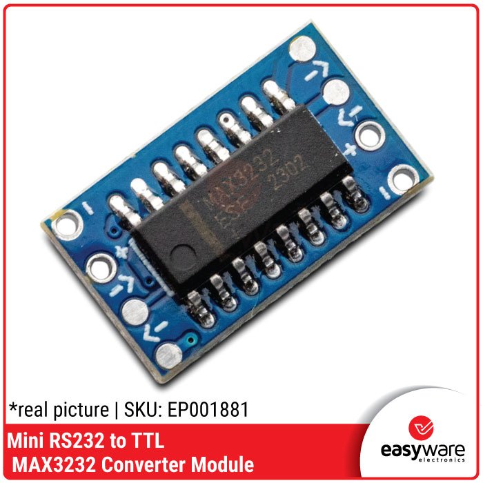 Modul Mini Converter MAX3232 RS232 to TTL Female Port – Modul Komunikasi Serial PC ke MCU