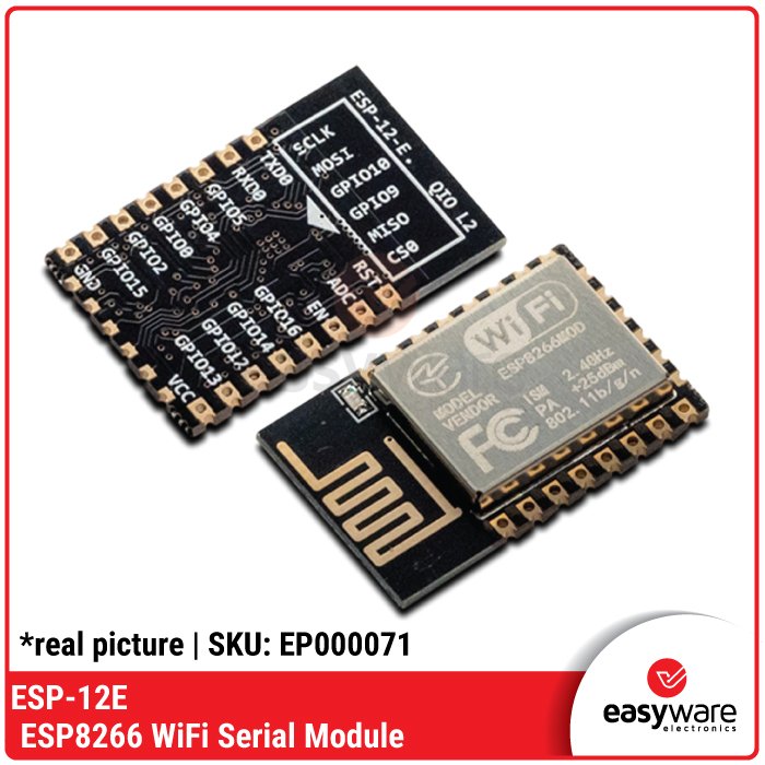 Modul WiFi ESP8266 ESP-12E Serial Wireless – 4MB Flash Memory