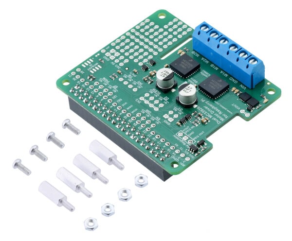 Pololu Dual MC33926 Motortreiber for Raspberry Pi (Assembled) 2756