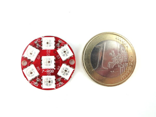 LED Jewel 7 x 5050 RGB LEDs WS2812 mit integrierten Treibern