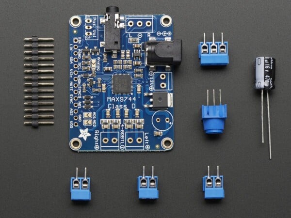 Adafruit Stereo 20W Class D Audio Amplifier - MAX9744 1752