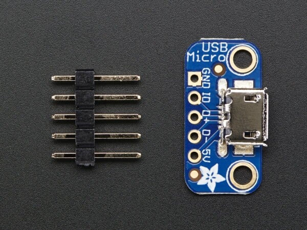 Adafruit USB Micro-B Breakout Board