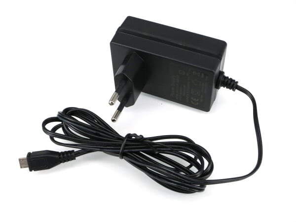5,1V 2,5A Universal Netzteil micro USB Raspberry Pi 3 Ladegerät Power Adapter Schwarz
