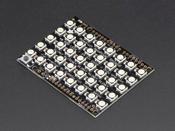 Adafruit NeoPixel Shield with 40x RGBW Cool White LEDs ~6000K 2866