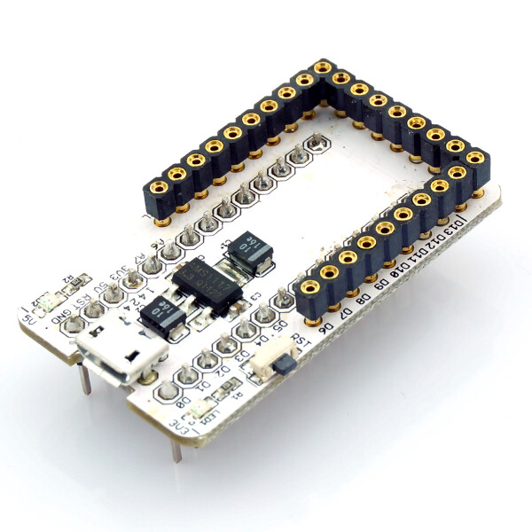 Microduino Shield Plug 2,45 Pitch Row Female Verbinder 3,3V UPIN27 Onboard microUSB