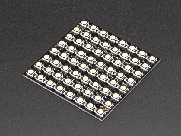 Adafruit NeoPixel 8x8 NeoMatrix con 64x LED RGBW Bianco Naturale ~4500K